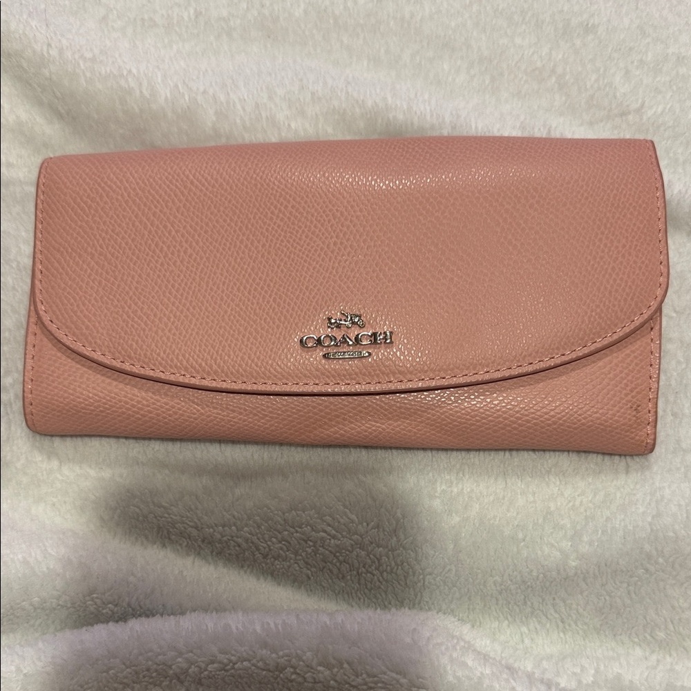 Coach Blush Leather Wallet